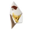 Kraft-Karton-Pommes Frites-Tasche-mit-Soße-Tasche-mittel-295x227x196-mm-Snack-Verpackung-Chip-n-Dip