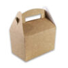 Snackbox mit Griff aus Karton
