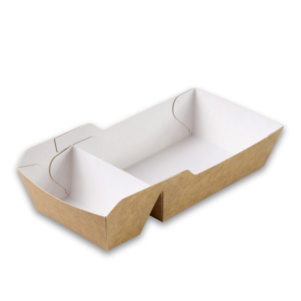 Pommesschale mit Saucenfach Large